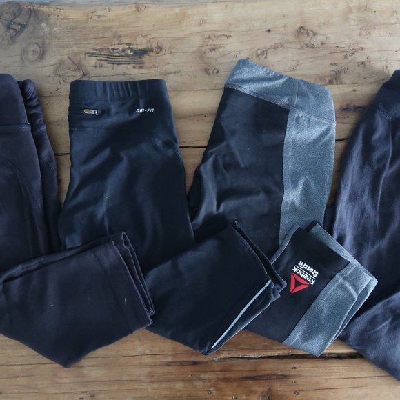Reebok/CHAMPION/NIKE Pants - NIKE REEBOK CHAMPION BUNDLE CAPRIS